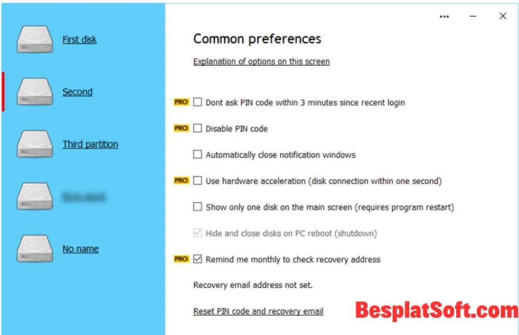 Скриншоты Secret Disk Скриншоты Secret Disk