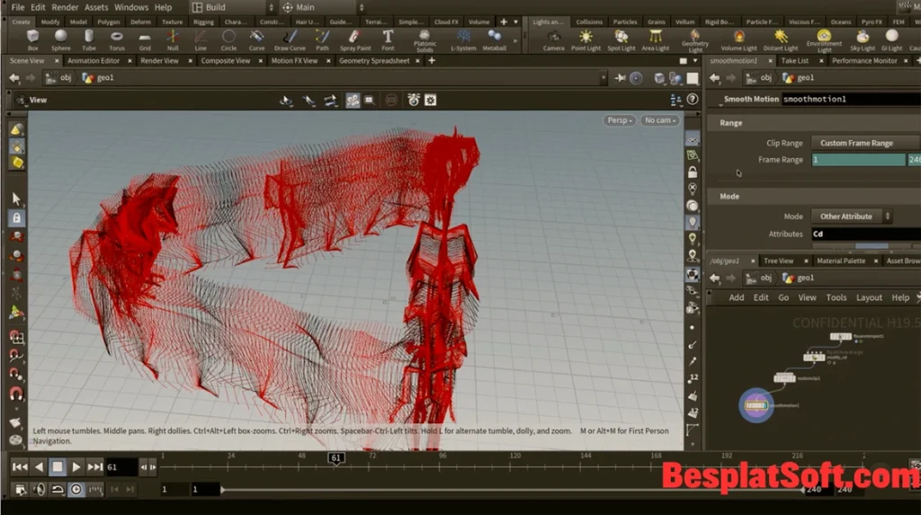 Скриншоты SideFX Houdini FX Скриншоты SideFX Houdini FX