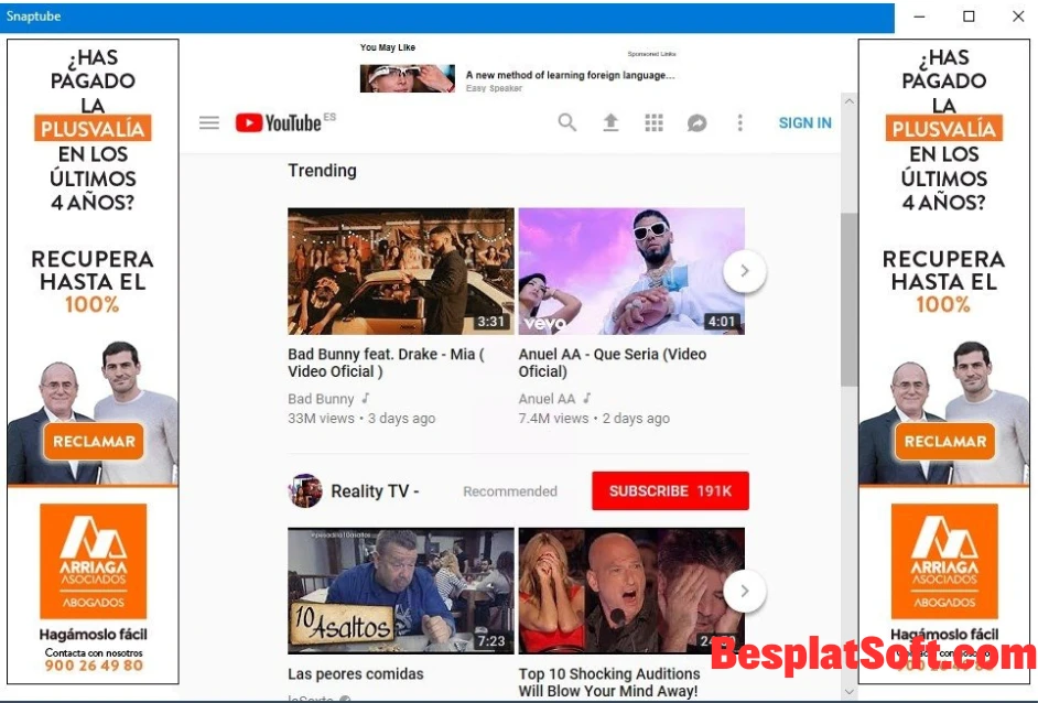 Скриншоты SnapTube Downloader 2 Скриншоты SnapTube Downloader 2