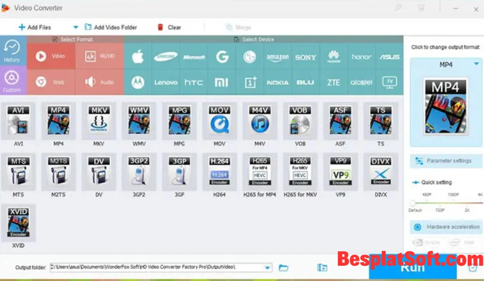 Скриншоты WonderFox HD Video Converter Factory Скриншоты WonderFox HD Video Converter Factory